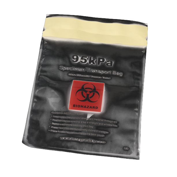 Elite Bags 95 kPa specimen transport bags x 10
