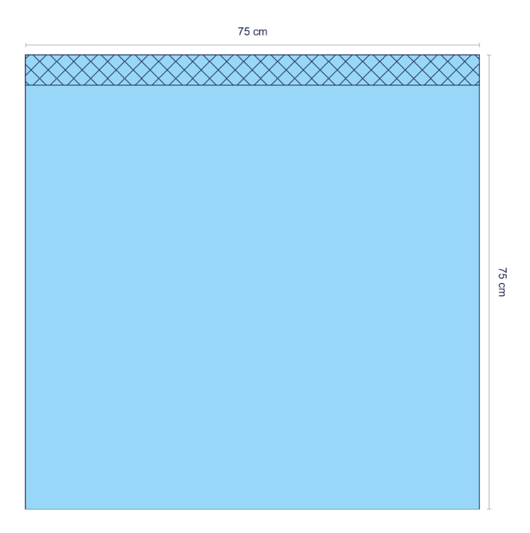 Adhesive Drape 3 Ply (75 X 75 CM) -