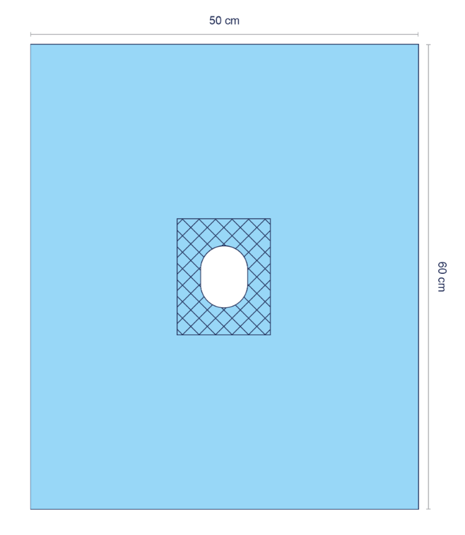 Barrier Utility 2ply Drape 50 x 60cm - Case of 180 (2x Packs of 90) -