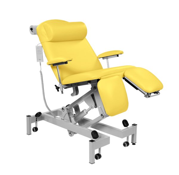 Sunflower Fusion Electric Height Split Foot Section Treatment Chair - Tilting Seat, Gas Assist Head -