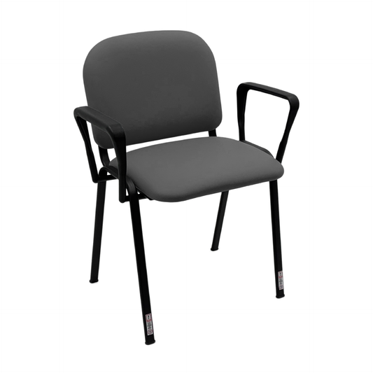 Sunflower Galaxy Visitor Chair with Arms - Anti-Bacterial Vinyl Upholstery -