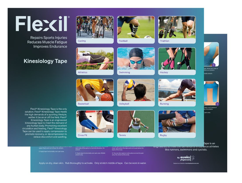 Flexil® Premium Kinesiology Tape - 5cmx32m - Beige -