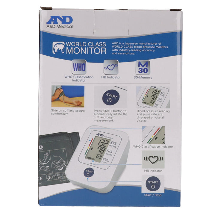 A&D Medical UA-611 Upper Arm Blood Pressure Monitor -