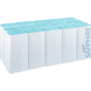 Interfold Towels Blue - 22cm x 24cm - Pack of 3600 - Fourstones