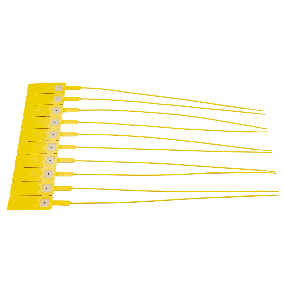 VersaPull Numbered Metal Jaw Plastic Security Seal - Yellow - 2mm x 415mm -