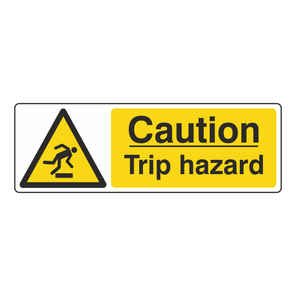 Caution Trip Hazard Sign - Medisigns