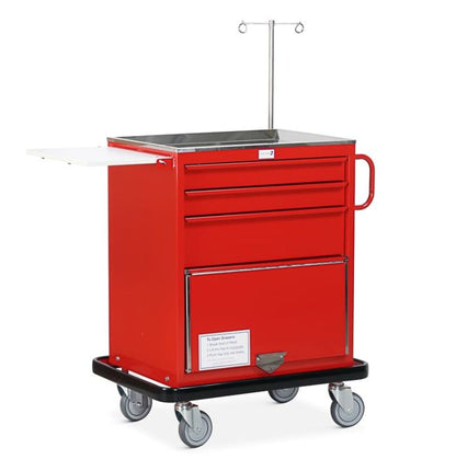 Resuscitation Trolley - 3x Drawers and Lower Cupboard