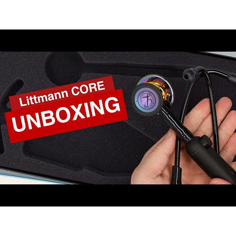 Littmann CORE Digital Stethoscope 8572 - High Polish Rainbow - Over Engraved - Littmann Stethoscopes