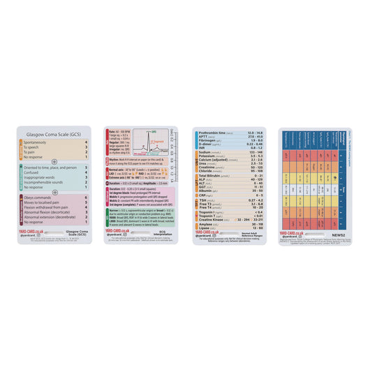 Badge Lanyard Card Set for HC Students - 4 Cards - Yard-Card