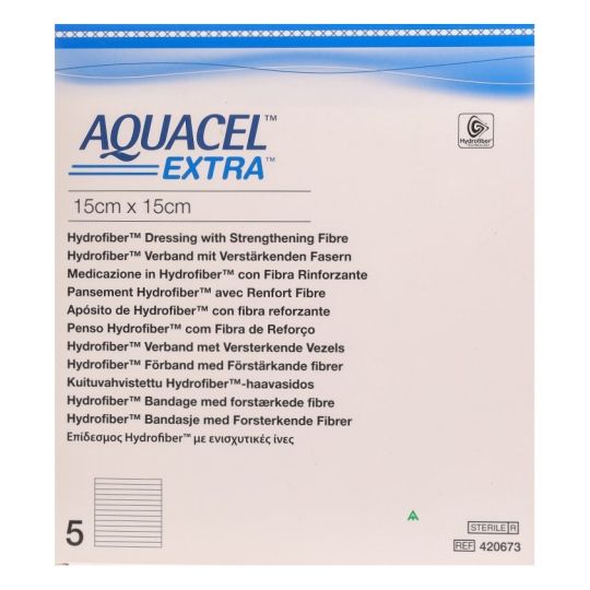Aquacel Extra Dressing 15cm x 15cm - Pack of 5