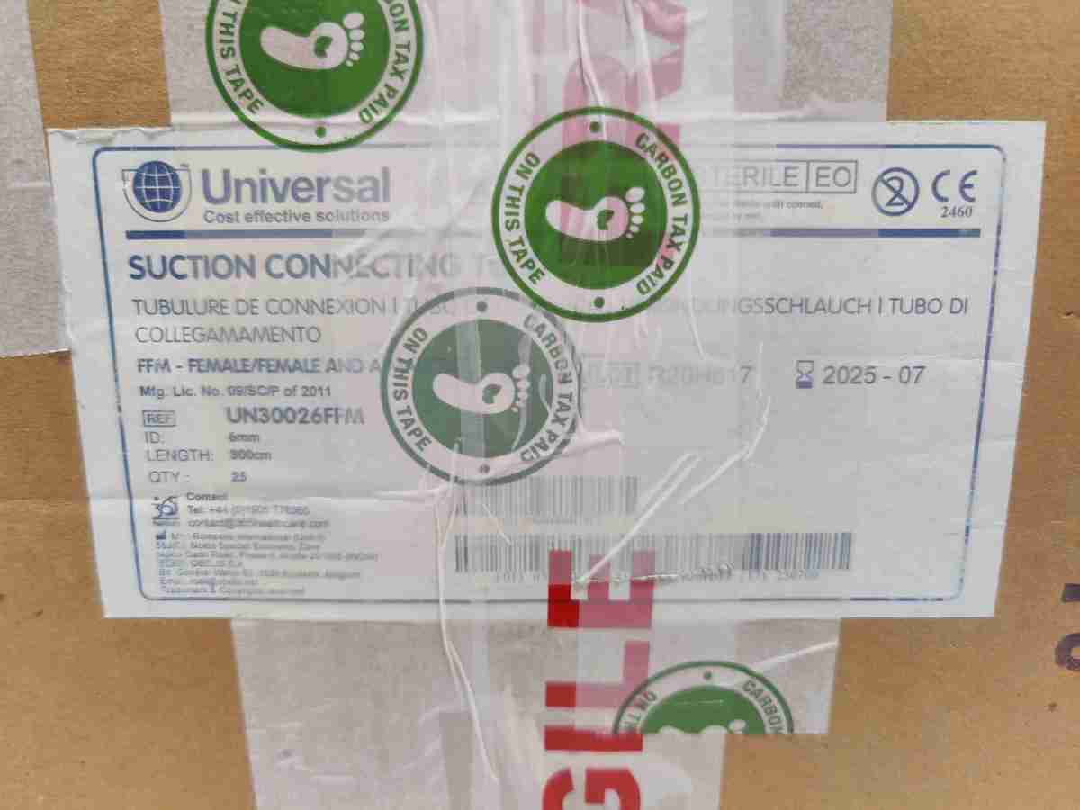 UHS Suction Tubing 3m x 6mm FFM - Pack Of 25 - CLEARANCE - Premier