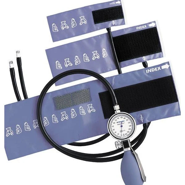 SPHYGMOMANOMETER, Babyphon, 1 tubes - 3 cuffs 5 /7/10cm -