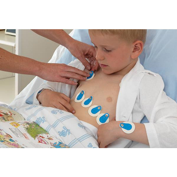 AMBU BlueSensor M ECG Electrodes - Stud Connector - Pack of 50 (40.8 x 34mm) -