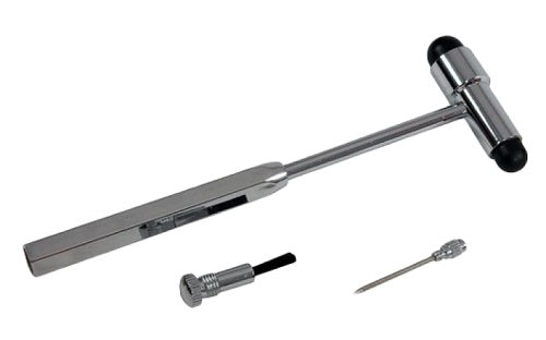 Buck Percussion Hammer with Needle and brush - 18cm -
