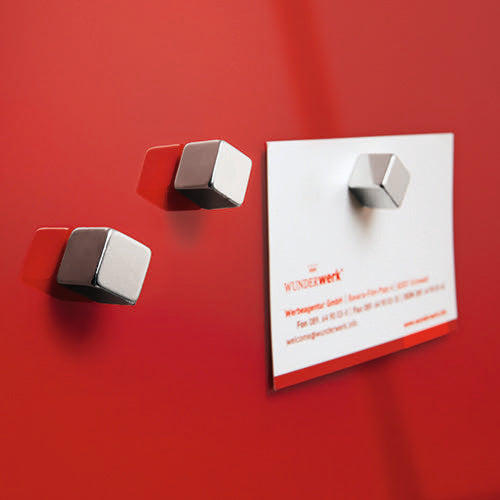 C5 "Strong" Silver Cube Design Magnets 10mm x 10mm x 10mm - Pack of 6