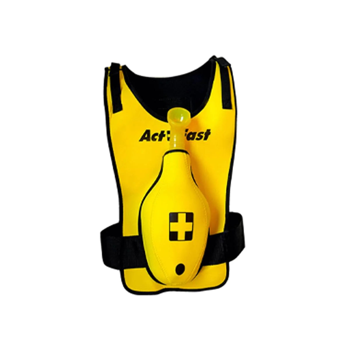 Child Act Fast Anti Choking Rescue Trainer (With Back Slap) Yellow Rescue Vest -