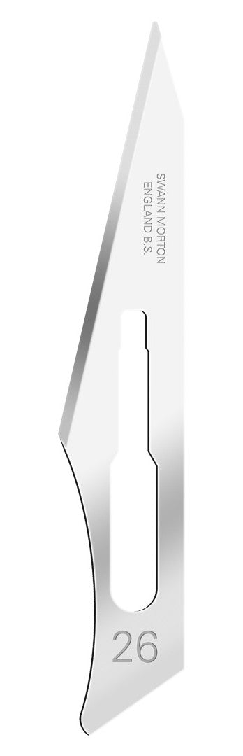 Blade No. 26 - Carbon Steel - Non-Sterile - Pack of 100