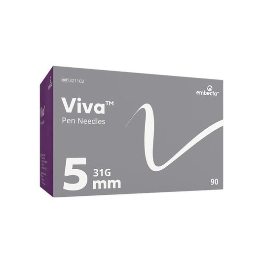 BD Viva™ Pen Needles 0.25mm (31G) x 5mm - Box of 90 -