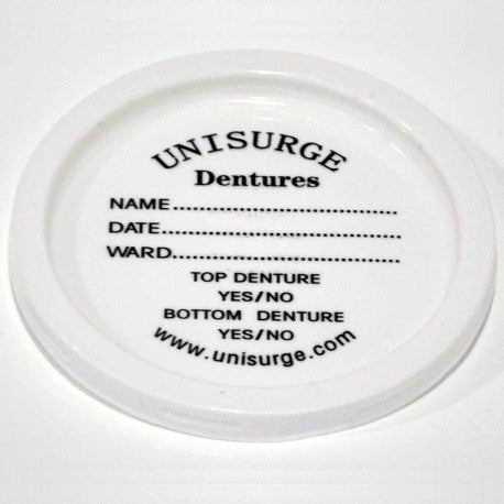 Denture Pot Lid Printed x 100 - Care Shop