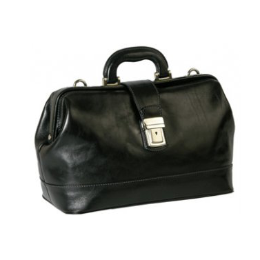 Tuscany Leather Doctors Bag - Black -