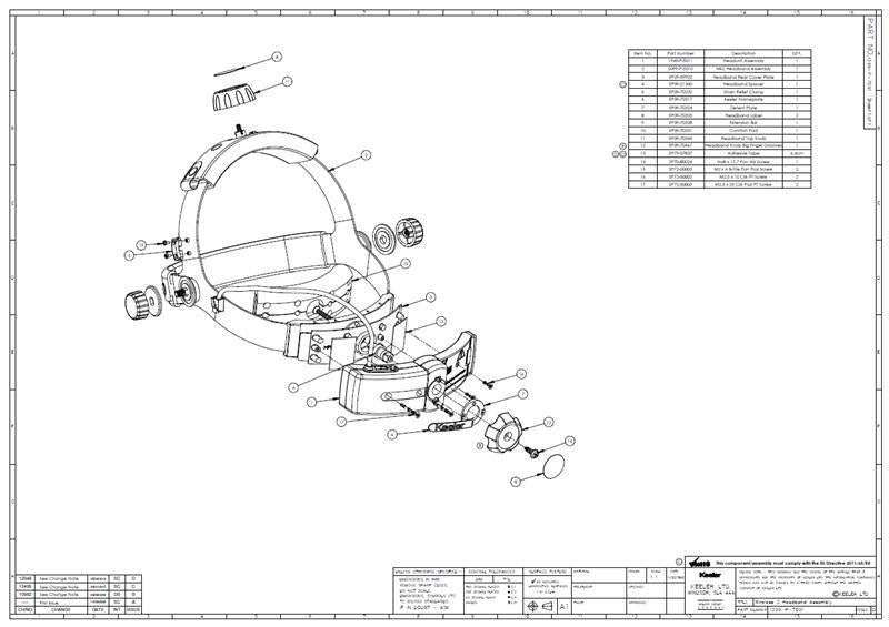 Replacement Headband for an Indirect Ophthalmoscope -