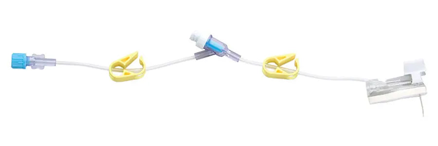 Needle Gripper Plus Needleless Y-Site - 20G x 0.75" (19mm) Box of 12 -