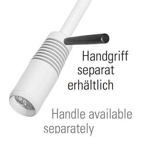 LED Examination Lamp FOCUS on 5-feet-stand - Powder Coated - White - Luxamed