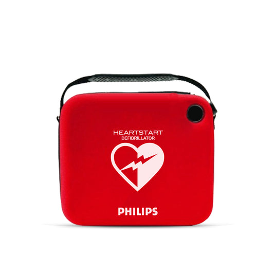 C02 HS1 with Slim Carry Case (inc Defib, battery, pads, slim red carry case) - AED 360