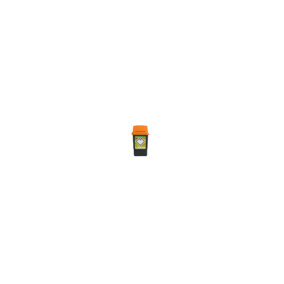 Sharpsafe 1 Litre Orange - Grey Body