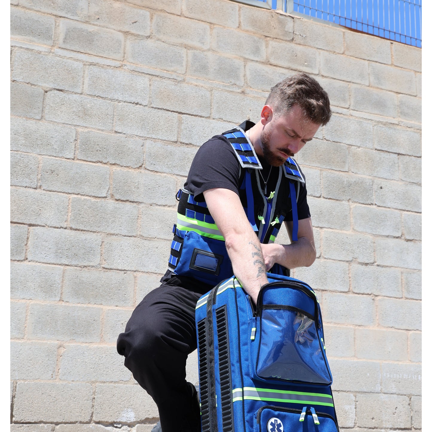 EMERAIR'S Advanced Life Support Emergency Briefcase (ALS) - Blue -