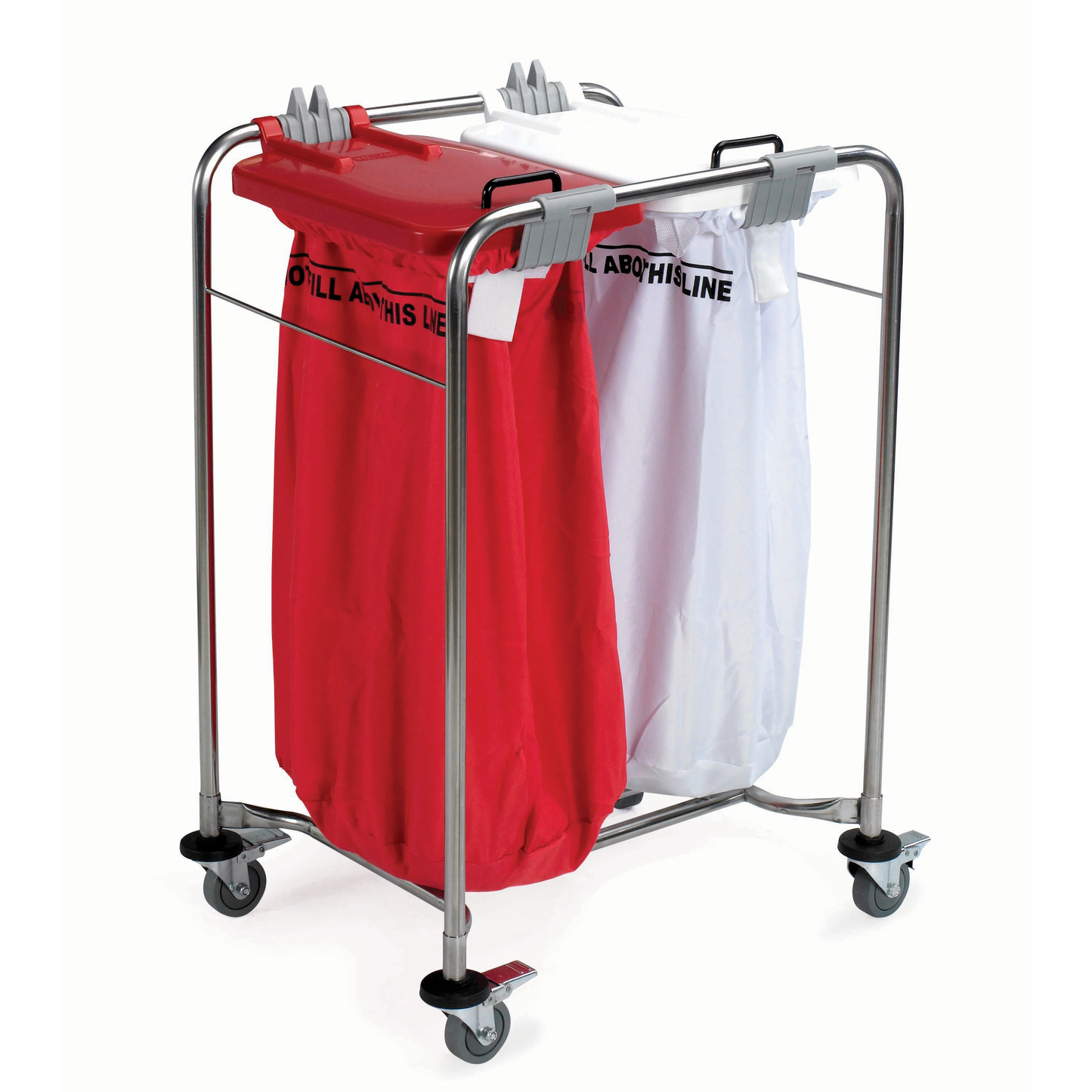 Medi-Cart - 2 bags, White and Red Lids - MIP