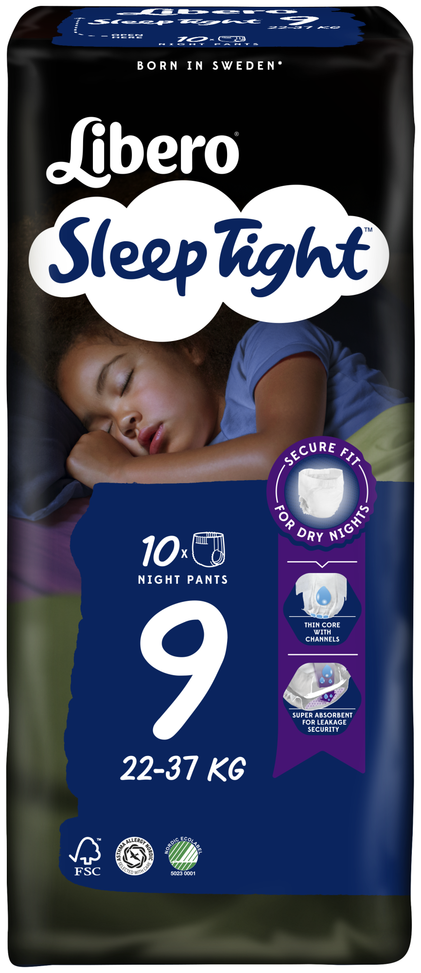 Libero SleepTight 9 (22-37kg) - Pack of 10 -