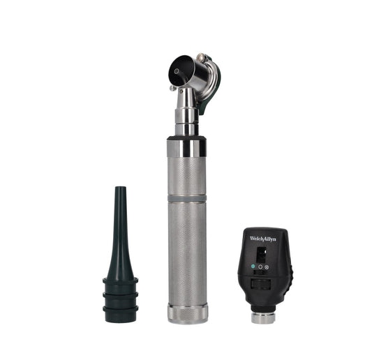 Welch Allyn Pneumatic Otoscope Standard Battery Vet Set & Case -