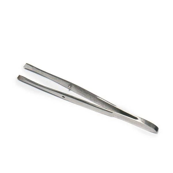 Straight Tip Tweezers – 3in (7.5cm) Nickel Finish – Single