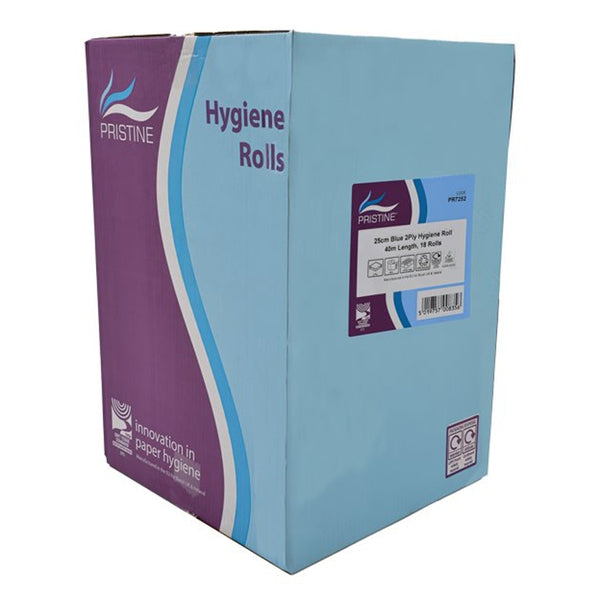 Blue Centrefeed Rolls 2ply 40M - Case of 18 - Bunzl