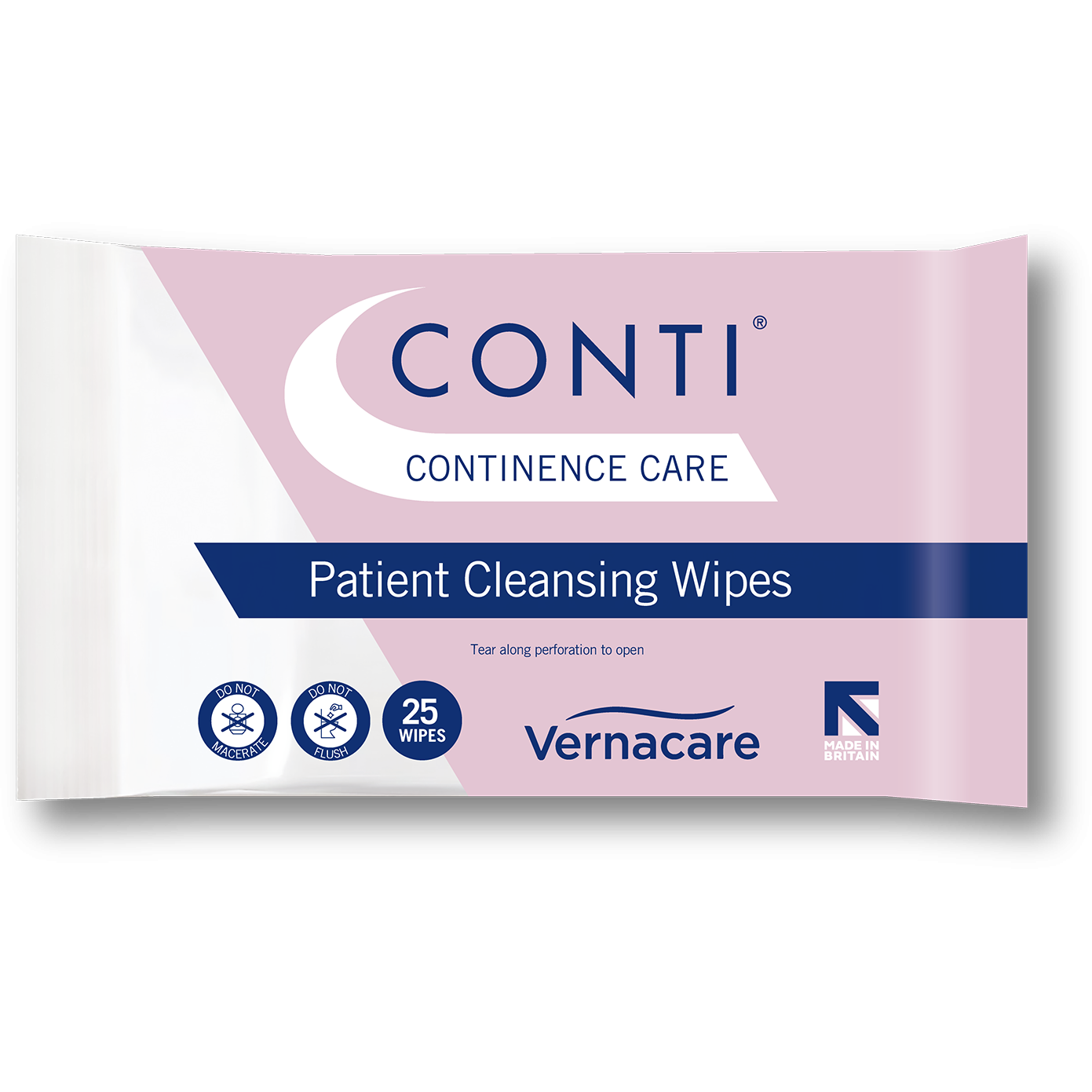 Conti® Patient Cleansing Wipes 30x32cm - Pack of 27 - Vernacare