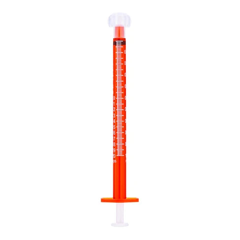 10ml Sol-M Oral Amber Syringe With Tip Cap (S)
