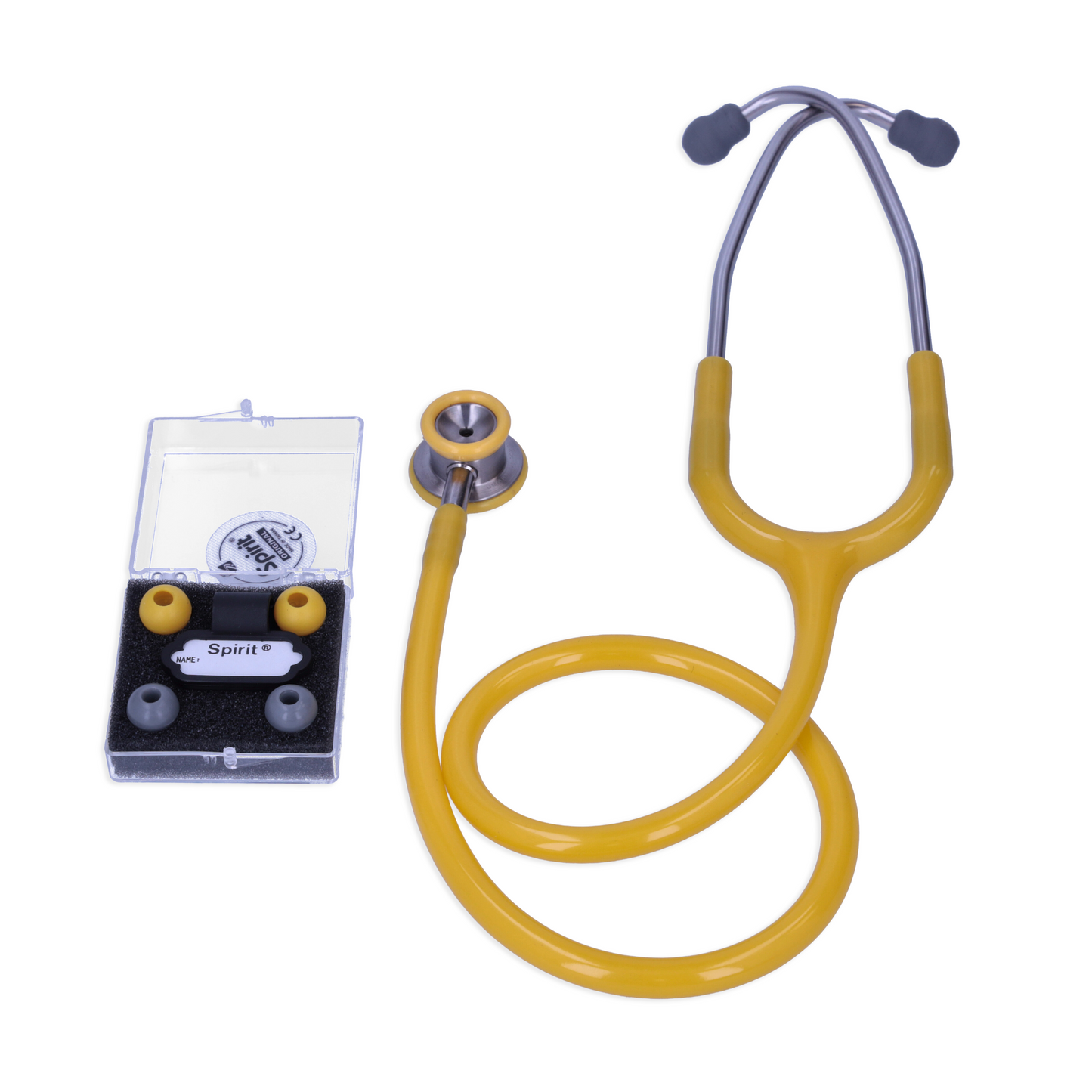 Sprit Delux Series, Infant Dual Head Stethoscope - Yellow -