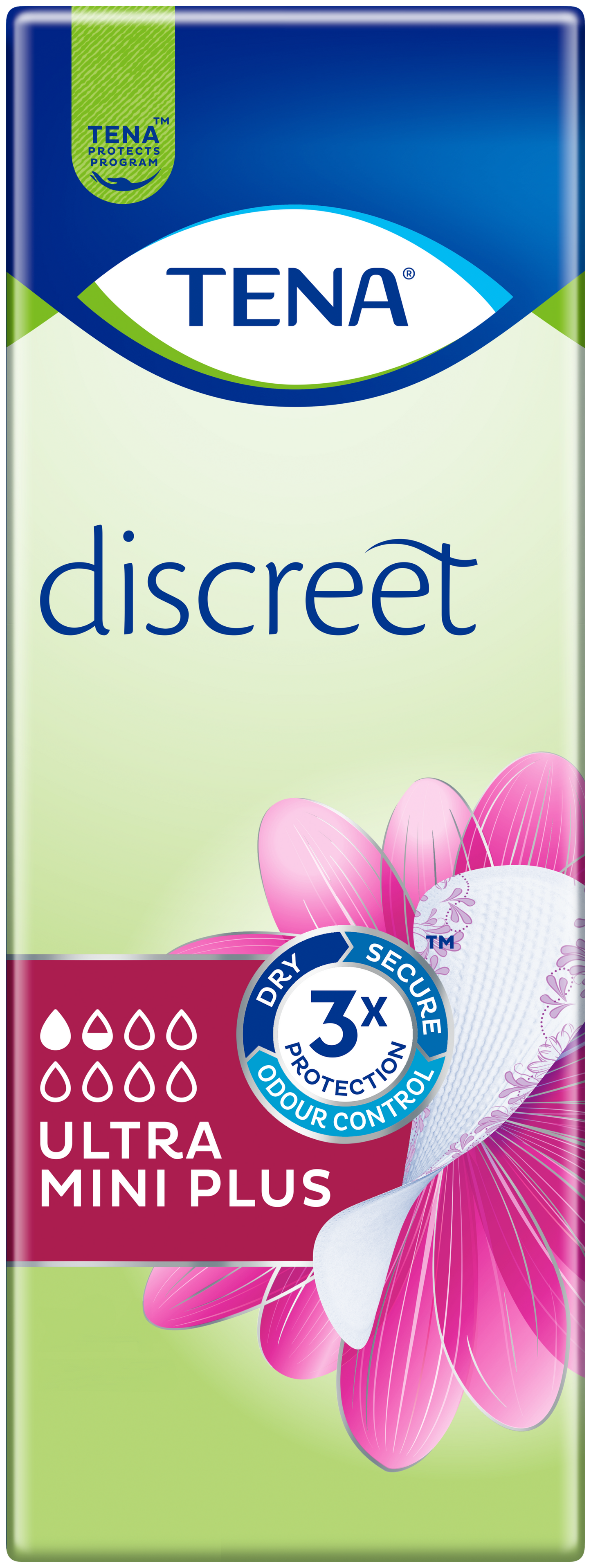TENA Discreet Ultra Mini Plus - Pack of 24 -