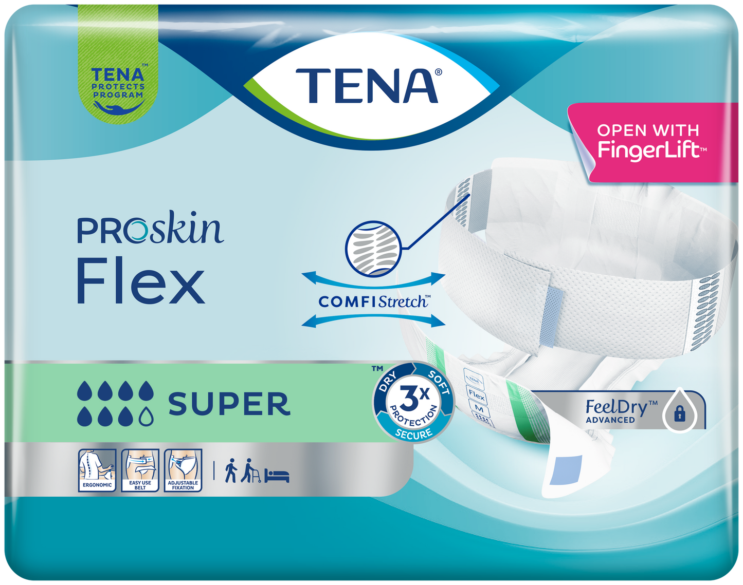 TENA ProSkin Flex Super - Extra Large - Pack of 30 -