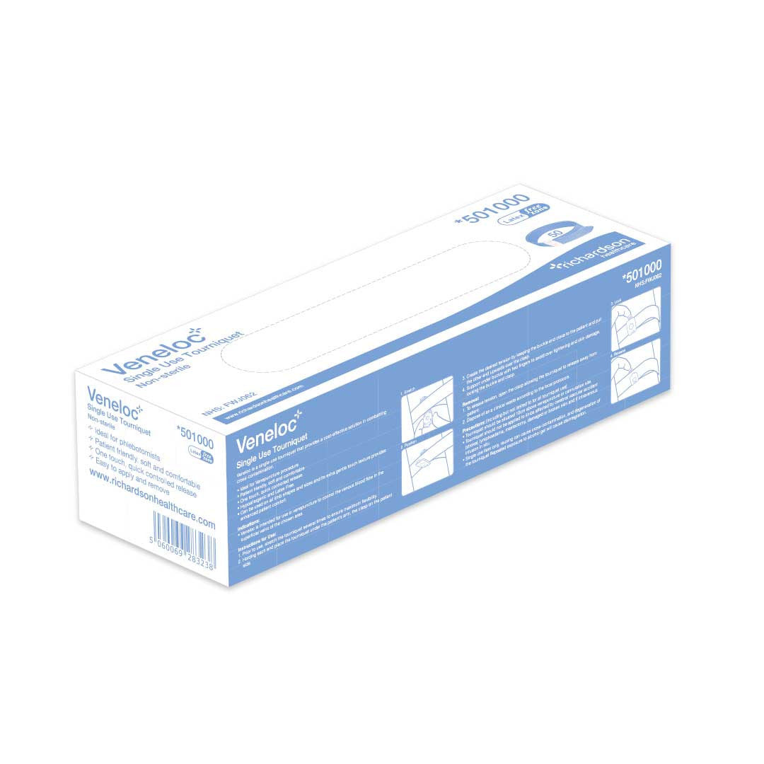 Veneloc Single Use Buckle Tourniquet x50 -