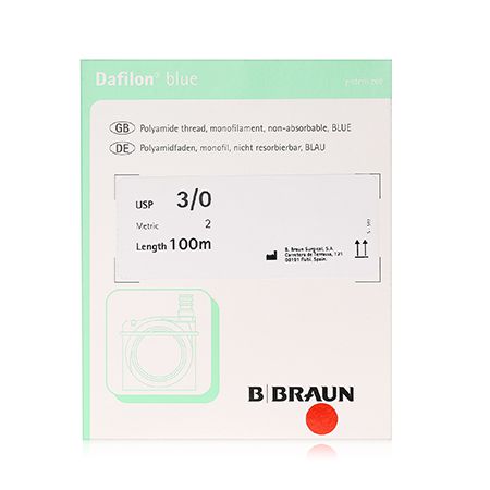 Dafilon Blue Nylon 2(3/0) 100m - MWI Animal Health