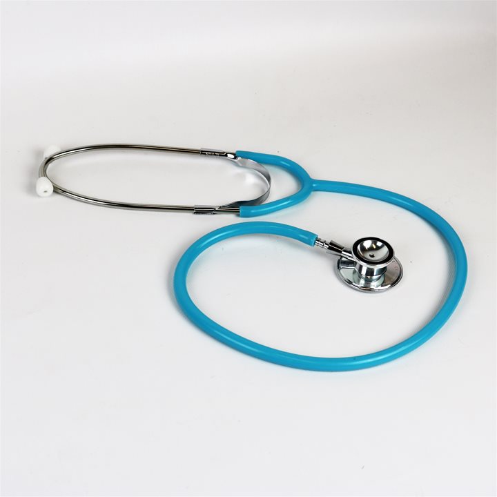 Standard Dual Head Nurses Stethoscope (Light Blue) Medisave UK