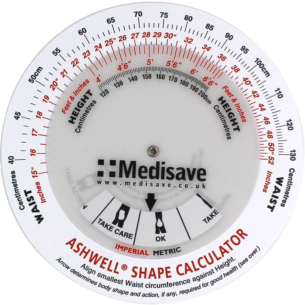 Body Shape Calculator - 2 Discs - Medisave Professional
