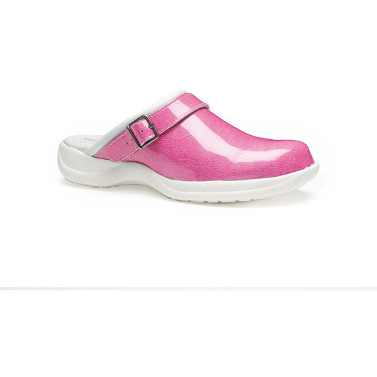 Nurses Shoes - Ultralite Unisex Comfort Shoe with Strap-3-Hot Pink