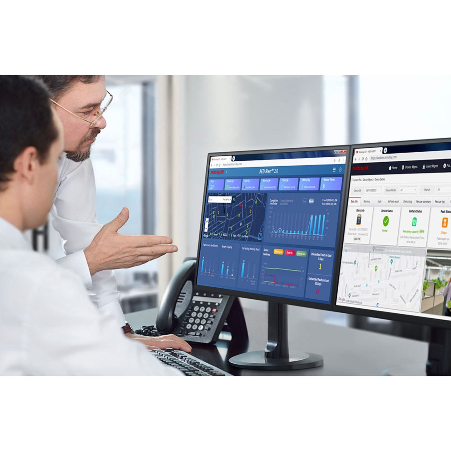 Mindray BeneHeart C2 AED - 7" TFT Colour Screen, Automatic - Apex