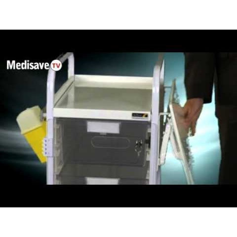 Sunflower Vista 40 Trolley with 1 Single 2 Double Trays -