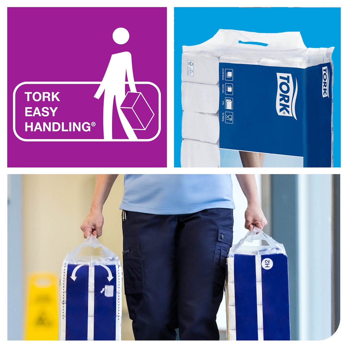 Tork Xpress Soft Multifold Hand Towel White - 2Ply - 100289 - 21 x 150 Sheets - Tork