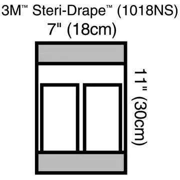 3M™ Steri-Drape™ Instrument Pouch, Non Sterile - Box of 200 - 3M
