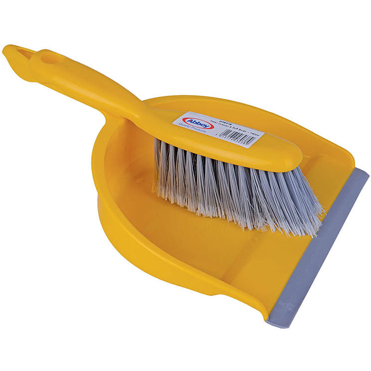 Retail Dustpan & Brush Set Soft Bristles -